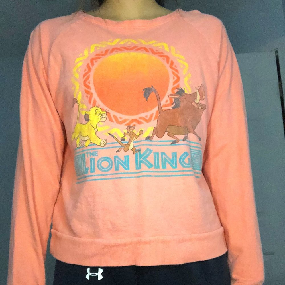 Peach Lion King Sweater